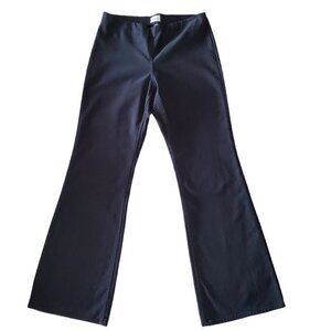 Aritzia Wilfred Free Flare Leg Pull on Stretchy Black Pants Size 10